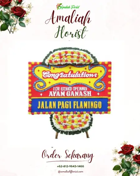 Sewa Papan Bunga Taba Mutung